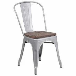 Emma+Oliver Emma And Oliver Silver Metal Stackable Chair With Wood Seat 6 Emma+Oliver Emma And Oliver Silver Metal Stackable Chair With Wood Seat -Emma+Oliver shop unnamed file 1062