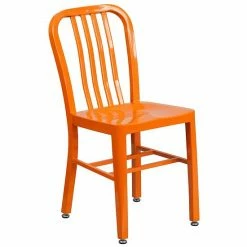 Emma+Oliver Emma And Oliver Commercial Grade Orange Metal Indoor-Outdoor Chair -Emma+Oliver shop unnamed file 1116