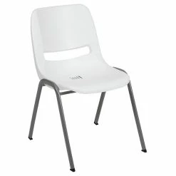 Emma+Oliver Emma And Oliver Burgundy Ergonomic Shell Student Stack Chair - Classroom / Guest Chair -Emma+Oliver shop unnamed file 1175