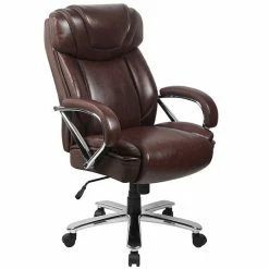 Emma+Oliver Emma And Oliver 500 Lb. Big & Tall Black LeatherSoft Ergonomic Office Chair With Extra Wide Seat -Emma+Oliver shop unnamed file 121