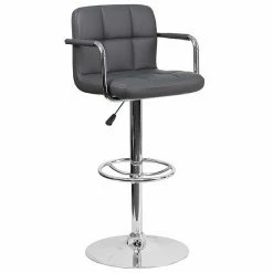 Emma+Oliver Emma And Oliver Yellow Quilted Vinyl Adjustable Height Barstool With Arms 20 Emma+Oliver Emma And Oliver Yellow Quilted Vinyl Adjustable Height Barstool With Arms -Emma+Oliver shop unnamed file 1210
