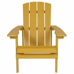 Emma+Oliver Emma And Oliver Outdoor Teak All-Weather Poly Resin Wood Adirondack Chair Blue -Emma+Oliver shop unnamed file 1241