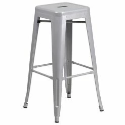 Emma+Oliver Emma And Oliver Commercial Grade 30"H Backless Teal-Blue Indoor-Outdoor Barstool -Emma+Oliver shop unnamed file 1308