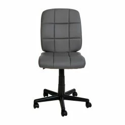 Emma+Oliver Emma And Oliver Mid-Back Gray Quilted Vinyl Swivel Task Office Chair - Home Office Chair -Emma+Oliver shop unnamed file 1349