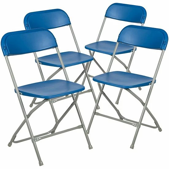 Emma+Oliver Emma And Oliver Folding Chair - Beige Plastic - 4 Pack 650LB Weight Capacity Comfortable Event Chair - Lightweight Folding Chair 11 Emma+Oliver Emma And Oliver Folding Chair - Beige Plastic - 4 Pack 650LB Weight Capacity Comfortable Event Chair - Lightweight Folding Chair - Image 11
