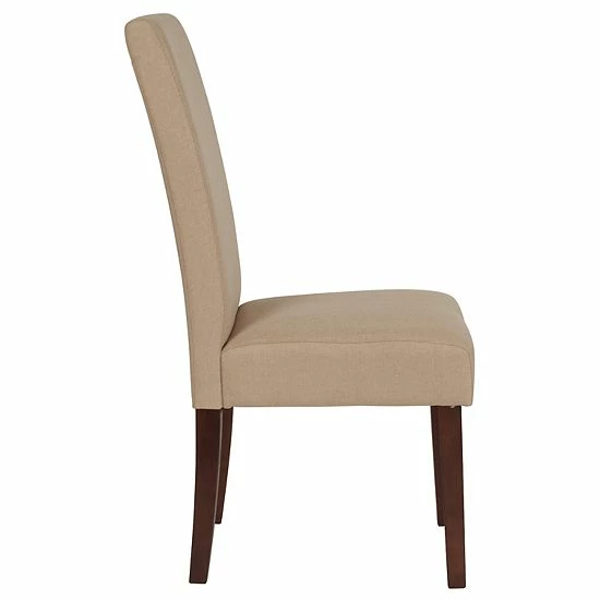 Emma+Oliver Emma and Oliver Brown LeatherSoft Parsons Chair with Mahogany Legs Emma+Oliver Emma And Oliver Brown LeatherSoft Parsons Chair With Mahogany Legs -Emma+Oliver shop unnamed file 1478