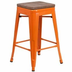 Emma+Oliver Emma And Oliver 24"H Backless Blue Metal Counter Height Stool With Wood Seat White 8 Emma+Oliver Emma And Oliver 24"H Backless Blue Metal Counter Height Stool With Wood Seat White -Emma+Oliver shop unnamed file 1547