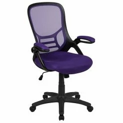 Emma+Oliver Emma And Oliver High Back Green Mesh Ergonomic Office Chair With Black Frame And Flip-up Arms Orange -Emma+Oliver shop unnamed file 1599