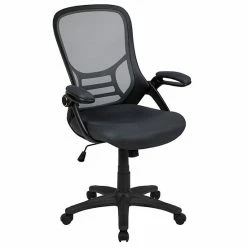 Emma+Oliver Emma And Oliver High Back Green Mesh Ergonomic Office Chair With Black Frame And Flip-up Arms Orange -Emma+Oliver shop unnamed file 1600