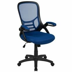Emma+Oliver Emma And Oliver High Back Green Mesh Ergonomic Office Chair With Black Frame And Flip-up Arms Orange -Emma+Oliver shop unnamed file 1601
