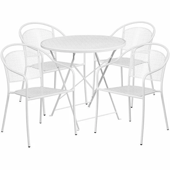 Emma+Oliver Emma and Oliver Commercial Grade 30" Round Sky Blue Folding Patio Table Set-4 Round Back Chairs Emma+Oliver Emma And Oliver Commercial Grade 30" Round Sky Blue Folding Patio Table Set-4 Round Back Chairs -Emma+Oliver shop unnamed file 1621