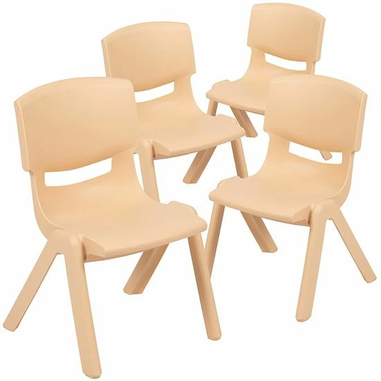 Emma+Oliver Emma and Oliver 4 Pack Red Plastic Stackable School Chair with 10.5"H Seat, Preschool Chair Emma+Oliver Emma And Oliver 4 Pack Red Plastic Stackable School Chair With 10.5"H Seat, Preschool Chair -Emma+Oliver shop unnamed file 1668