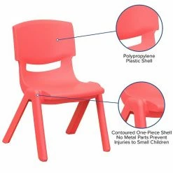 Emma+Oliver Emma And Oliver 4 Pack Red Plastic Stackable School Chair With 10.5"H Seat, Preschool Chair 2 Emma+Oliver Emma And Oliver 4 Pack Red Plastic Stackable School Chair With 10.5"H Seat, Preschool Chair -Emma+Oliver shop unnamed file 1670