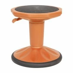 Emma+Oliver Emma And Oliver Saylor Height Adjustable Active Motion Stool For Kids With Weighted Rubber Non-Slip Bottom In Green