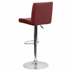 Emma+Oliver Emma And Oliver Gray Vinyl Adjustable Height Panel Back Barstool White 3 Emma+Oliver Emma And Oliver Gray Vinyl Adjustable Height Panel Back Barstool White -Emma+Oliver shop unnamed file 1731