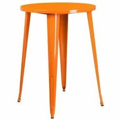 Emma+Oliver Emma And Oliver Commercial Grade 30" Round Red Metal Bar Table Set-2 Vertical Slat Back Stools Green 3 Emma+Oliver Emma And Oliver Commercial Grade 30" Round Red Metal Bar Table Set-2 Vertical Slat Back Stools Green -Emma+Oliver shop unnamed file 1897