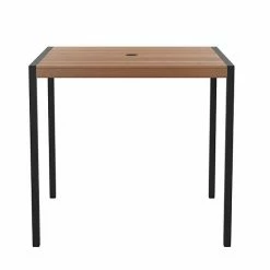 Emma+Oliver Emma And Oliver 35" Square All-Weather Faux Teak Patio Dining Table With Steel Frame - Seats 4 3 Emma+Oliver Emma And Oliver 35" Square All-Weather Faux Teak Patio Dining Table With Steel Frame - Seats 4 -Emma+Oliver shop unnamed file 197