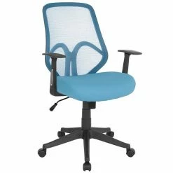 Emma+Oliver Emma And Oliver High Back Navy Mesh Office Chair With Arms -Emma+Oliver shop unnamed file 2019