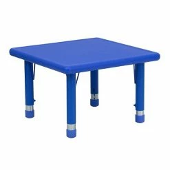 Emma+Oliver Emma And Oliver 24" Square Green Plastic Height Adjustable Activity Table -Emma+Oliver shop unnamed file 2148