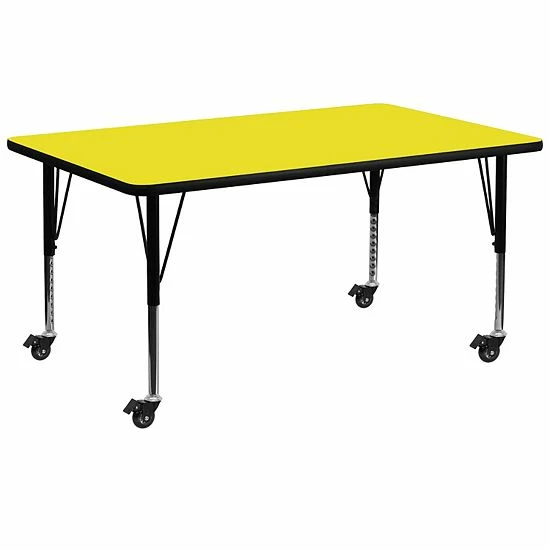 Emma+Oliver Emma and Oliver Mobile 30x72 Yellow HP Laminate Preschool Activity Table Emma+Oliver Emma And Oliver Mobile 30x72 Yellow HP Laminate Preschool Activity Table -Emma+Oliver shop unnamed file 2163
