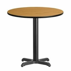 Emma+Oliver Emma And Oliver 30"RD Natural Laminate Table Top With 22"x22" Base 11 Emma+Oliver Emma And Oliver 30"RD Natural Laminate Table Top With 22"x22" Base -Emma+Oliver shop unnamed file 2237
