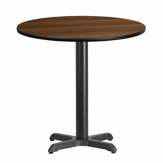 Emma+Oliver Emma And Oliver 30"RD Natural Laminate Table Top With 22"x22" Base 5 Emma+Oliver Emma And Oliver 30"RD Natural Laminate Table Top With 22"x22" Base - Image 5