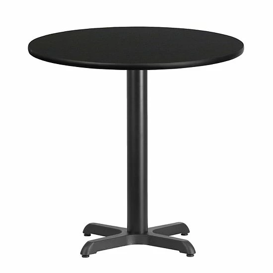 Emma+Oliver Emma And Oliver 30"RD Natural Laminate Table Top With 22"x22" Base 8 Emma+Oliver Emma And Oliver 30"RD Natural Laminate Table Top With 22"x22" Base - Image 8