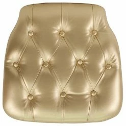 Emma+Oliver Emma And Oliver Indoor Hard Black Tufted Vinyl Chiavari/Dining Chair Cushion -Emma+Oliver shop unnamed file 2270