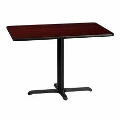 Emma+Oliver Emma And Oliver 30"x42" Rectangular Black Laminate Table Top With 23.5"x29.5" Base -Emma+Oliver shop unnamed file 2277