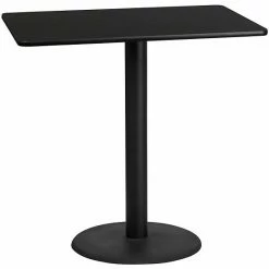 Emma+Oliver Emma And Oliver 30"x48" Mahogany Laminate Bar Table Top-24"RD Base 12 Emma+Oliver Emma And Oliver 30"x48" Mahogany Laminate Bar Table Top-24"RD Base -Emma+Oliver shop unnamed file 2342