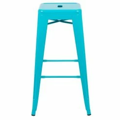 Emma+Oliver Emma And Oliver 4 Pack 30" High Metal Indoor Bar Stool - Stackable Stool, Teal 3 Emma+Oliver Emma And Oliver 4 Pack 30" High Metal Indoor Bar Stool - Stackable Stool, Teal -Emma+Oliver shop unnamed file 2363