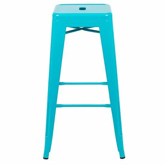 Emma+Oliver Emma and Oliver 4 Pack 30" High Metal Indoor Bar Stool - Stackable Stool, Teal Emma+Oliver Emma And Oliver 4 Pack 30" High Metal Indoor Bar Stool - Stackable Stool, Teal -Emma+Oliver shop unnamed file 2363