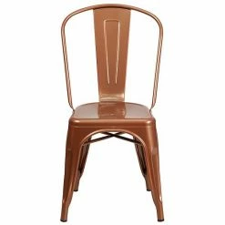 Emma+Oliver Emma And Oliver Commercial Grade Copper Metal Indoor-Outdoor Stackable Chair 3 Emma+Oliver Emma And Oliver Commercial Grade Copper Metal Indoor-Outdoor Stackable Chair -Emma+Oliver shop unnamed file 2394