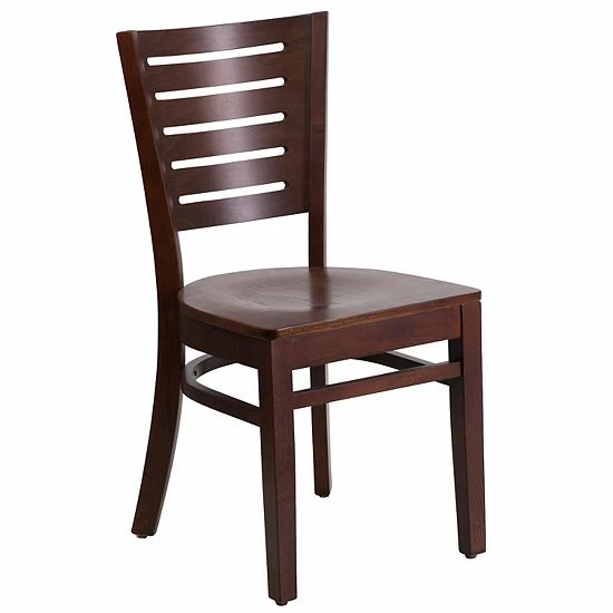 Emma+Oliver Emma and Oliver Slat Back Mahogany Wood Chair, Burgundy Vinyl Seat Mahoganymahogany Emma+Oliver Emma And Oliver Slat Back Mahogany Wood Chair, Burgundy Vinyl Seat Mahoganymahogany -Emma+Oliver shop unnamed file 2415