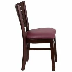 Emma+Oliver Emma And Oliver Slat Back Mahogany Wood Chair, Burgundy Vinyl Seat Mahoganymahogany 4 Emma+Oliver Emma And Oliver Slat Back Mahogany Wood Chair, Burgundy Vinyl Seat Mahoganymahogany -Emma+Oliver shop unnamed file 2419