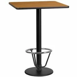 Emma+Oliver Emma And Oliver 24" Square Black Laminate Bar Table Top-18"RD Base/Foot Ring 4 Emma+Oliver Emma And Oliver 24" Square Black Laminate Bar Table Top-18"RD Base/Foot Ring -Emma+Oliver shop unnamed file 2434