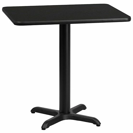 Emma+Oliver Emma And Oliver 24"x30" Rectangular Natural Laminate Table Top With 22"x22" Base 4 Emma+Oliver Emma And Oliver 24"x30" Rectangular Natural Laminate Table Top With 22"x22" Base - Image 4