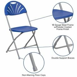 Emma+Oliver Emma And Oliver 8 Pack 650 Lb. Capacity White Plastic Fan Back Folding Chair Black -Emma+Oliver shop unnamed file 2619