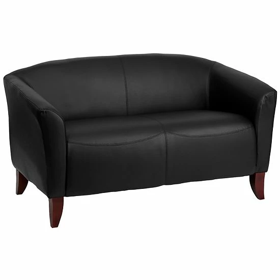 Emma+Oliver Emma and Oliver Black LeatherSoft Loveseat with Cherry Wood Feet Emma+Oliver Emma And Oliver Black LeatherSoft Loveseat With Cherry Wood Feet -Emma+Oliver shop unnamed file 2631