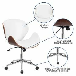 Emma+Oliver Emma And Oliver Mid-Back Walnut Wood Conference Office Chair In White LeatherSoft Blackleathersoftwalnut 11 Emma+Oliver Emma And Oliver Mid-Back Walnut Wood Conference Office Chair In White LeatherSoft Blackleathersoftwalnut -Emma+Oliver shop unnamed file 2664