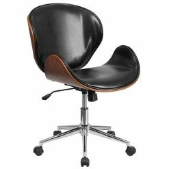 Emma+Oliver Emma And Oliver Mid-Back Walnut Wood Conference Office Chair In White LeatherSoft Blackleathersoftwalnut 17 Emma+Oliver Emma And Oliver Mid-Back Walnut Wood Conference Office Chair In White LeatherSoft Blackleathersoftwalnut -Emma+Oliver shop unnamed file 2670