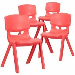Emma+Oliver Emma And Oliver 4 Pack Red Plastic Stack School Chair With 15.5"H Seat, 3rd-7th School Chair 7 Emma+Oliver Emma And Oliver 4 Pack Red Plastic Stack School Chair With 15.5"H Seat, 3rd-7th School Chair -Emma+Oliver shop unnamed file 2784