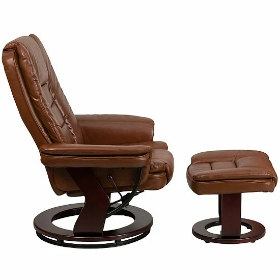 Emma+Oliver Emma and Oliver Multi-Position Stitched Recliner/Ottoman with Swivel Base in Vintage LeatherSoft Black Emma+Oliver Emma And Oliver Multi-Position Stitched Recliner/Ottoman With Swivel Base In Vintage LeatherSoft Black -Emma+Oliver shop unnamed file 2797