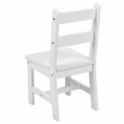 Emma+Oliver Emma And Oliver Kids 3 Piece Solid Hardwood Table And Chair Set For Playroom, Kitchen - White -Emma+Oliver shop unnamed file 2813