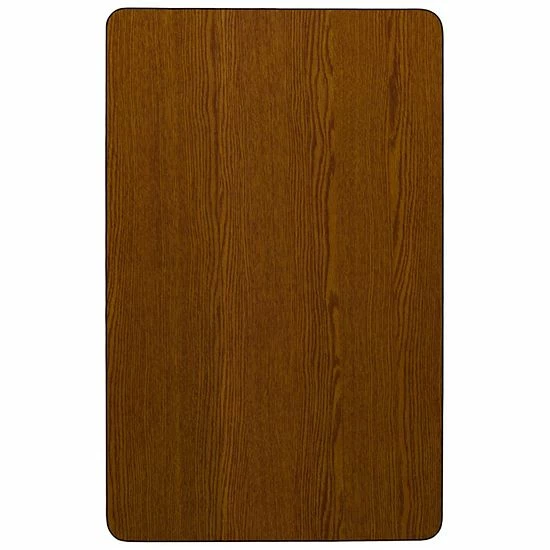 Emma+Oliver Emma And Oliver Mobile 30x60 Oak HP Laminate Adjustable Activity Table 3 Emma+Oliver Emma And Oliver Mobile 30x60 Oak HP Laminate Adjustable Activity Table - Image 3