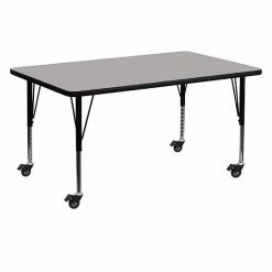 Emma+Oliver Emma And Oliver Mobile 30x60 Grey HP Laminate Preschool Activity Table Oak 3 Emma+Oliver Emma And Oliver Mobile 30x60 Grey HP Laminate Preschool Activity Table Oak -Emma+Oliver shop unnamed file 2832