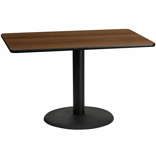 Emma+Oliver Emma and Oliver 30"x48" Rectangular Walnut Laminate Table Top with 24"RD Base Emma+Oliver Emma And Oliver 30"x48" Rectangular Walnut Laminate Table Top With 24"RD Base -Emma+Oliver shop unnamed file 2880
