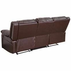 Emma+Oliver Emma And Oliver Brown LeatherSoft Sofa With Two Built-In Recliners 12 Emma+Oliver Emma And Oliver Brown LeatherSoft Sofa With Two Built-In Recliners -Emma+Oliver shop unnamed file 2931