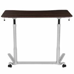 Emma+Oliver Emma And Oliver Sit-Down, Stand-Up Wood Grain Ergonomic Computer Desk - Standing Desk Dark Wood Grain 11 Emma+Oliver Emma And Oliver Sit-Down, Stand-Up Wood Grain Ergonomic Computer Desk - Standing Desk Dark Wood Grain -Emma+Oliver shop unnamed file 2946