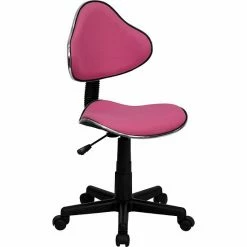 Emma+Oliver Emma And Oliver Pink Fabric Swivel Ergonomic Task Office Chair -Emma+Oliver shop unnamed file 2957